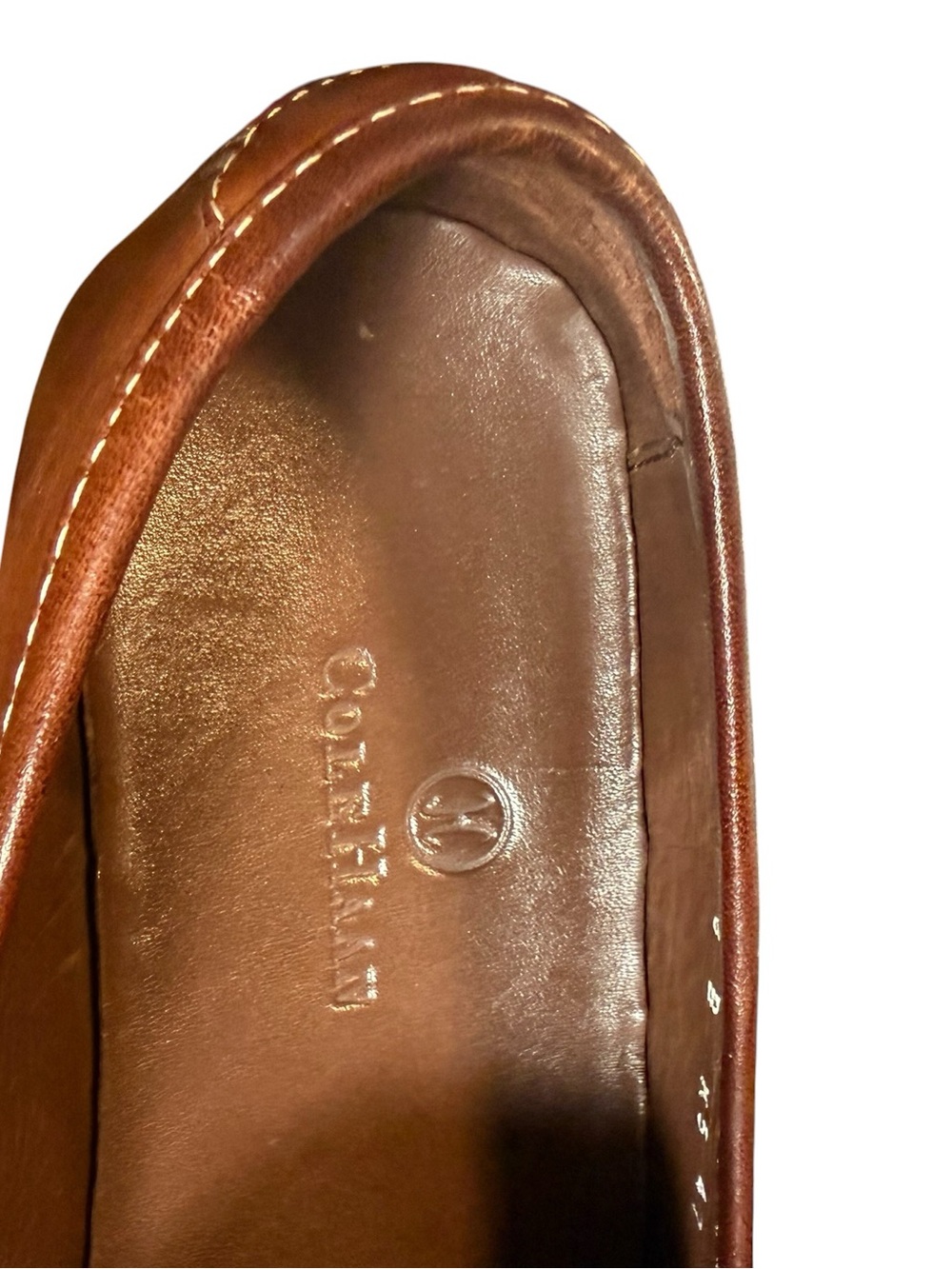 Cole Haan Brown Lug Sole Bit Leather Loafers Size 8B - Picture 4 of 10